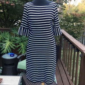 Talbots knit navy dress size S
